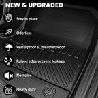 Auxko All Weather Cargo Mat Fit for Chevrolet Chevy Trailblazer 2026 2025 2024 2023 2022 2021 TPE Liner Trunk Mat Trailblazer Accessories All Season Odorless Anti-Slip Black