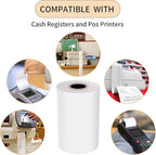 2 1/4" x 85' Thermal Receipt Paper(50 Rolls),Credit Card Paper Rolls Thermal,Fits 58mm Thermal POS Printer,Cash Register,Premium Printer Paper,58mm Terminal Credit Card Machines
