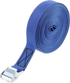 PATIKIL Lashing Straps 1" x 26 Ft, Tie Down Strap Cam Buckle Adjustable Ratchet Straps 551 lbs for Cargo Trucks Motorcycle Luggage, Blue