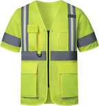 A-SAFETY 4XL 5XL class 3 Glow high vis vest
