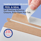 BOX USA StayFlat Envelope 11"L x 13.5"W 100-Pack for Keeping Photos, Documents & Artwork Protected During Mailing and Shipping