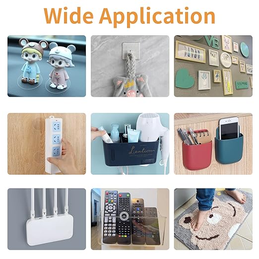20PCS Double Sided Adhesive Pads for Mounting, 2in Two Sided Pre-Cut Circle Tape, Sticky Tack Double Sided Tape for Walls Hanging, 2 Sided Nano Wall Mount Heavy Duty Removable Clear 50mm