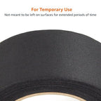 Amazon Basics No Residue, Non-Reflective Gaffers Tape - 2 inch x 90 feet, Black
