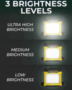 Master Tailgaters FLUD 4000 LED Work Flood Light Compatible with Black & Decker, Porter Cable, Stanley 18v-20v Battery