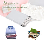OausTect White Poly Mailers 10X13 inches,100 Pack Shipping Bags with Strong Self-sealing Adhesive Waterproof and Tear Proof for Clothing,Books