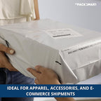White Plastic Poly Mailers 10"x13" | Shipping Bags for Clothing, Books & Accessories | Durable Shipping Envelopes | Waterproof and Tear-Proof with Strong Self-sealing Adhesive | 100-Pack