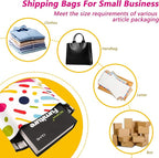 Poly Mailers 10x13 Inch 100 Pcs - Color Stripe Printed Shipping Bags, 2.4mil Thickness, Waterproof and Tear Resistant Mailing Envelopes, Self-Sealing Packaging Bags for Small Business