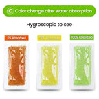 3Pcs 40 Gram Rechargeable Desiccant, Indicating Silica Gel, Gun Safe Dehumidifier, New Style Desiccant Moisture Absorbing Bag