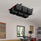 Ultrawall Overhead Garage Storage Racks, Adjustable Garage Ceiling Storage Rack, Heavy Duty Garage Organizer Hanging Storage Rack for Most Storage Bins/Totes/Container, 48" x 48"