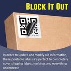 L LIKED 2" x 2" Direct Square Thermal Labels, Perforated QR Code and Barcode Stickers & Compatible with Rollo, Zebra and Other Desktop Printers (1 Roll, 750 Labels)
