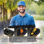 Metronic Large Poly Mailers 17.7x22” 25 Pack,Bulk Shipping Bags for Clothes,Strong Self Adhesive Shipping Envelopes for Small Business,Waterproof Mailing Envelopes for Packaging Black