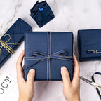 RUSPEPA Navy Blue Kraft Paper Roll - 18 inches x 100 feet - Recyclable Paper Perfect for for Crafts, Art, Wrapping, Packing, Postal, Shipping, Dunnage & Parcel