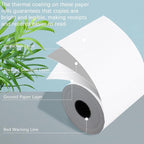 2 1/4 x 50 Thermal Receipt Paper Rolls, POS Cash Register Paper Rolls, BPA Free 2.25x50ft Long Per Thermal Paper Receipt 50 Rolls