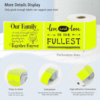 3x5 Inch Thermal Label Stickers,300Pcs Waterproof Rectangle Labels for Storage Bins,Moving Boxes,Address & Inventory Organization,Small Business Labeling,Mixed Colors