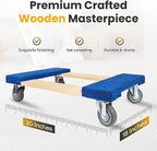 Heavy Duty Furniture Dolly Fully Assembled with Four Wheels- 30" x 18"- 900 Pound Capacity for Easy Moving and Transport