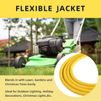 EP 8 Ft Outdoor Extension Cord, 12/3 SJTW Heavy Duty Extension Cable with 3 Prong Grounded Plug, 15 AMP Power Cord for Lawn, Garden, Appliances, Yellow