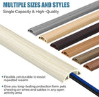 Floor Cord Covers for Wires 10FT Cable Hider Wire Cover Self Adhesive Cord Hider Floor for Offices, Homes, Workshops, Warehouses Cable Cavity 0.39" W x 0.27" H