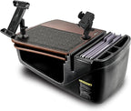 AutoExec AE-GMCD-PM-TAB-21M GripMaster Car Desk for Your Vehicle Workstation and Mobile Office, Mahogany with Phone Mount and Tablet Mount