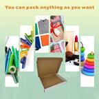 13x11x2'' Small Shipping Boxes 25 Pack, Corrugated Cardboard Mailers for Business, White (CM13112-25)