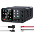 DC Power Supply Variable, 60V 5A Adjustable Switching Regulated Bench Power Supplies with Memory Preset/Locking Key/OCP Protection/Output/USB Fast Charging /4-Digit LED Display
