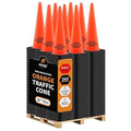 Xpose Safety 36 Inch Orange Traffic Cones Heavy Duty 12lb, Bulk Full Pallet 243-Pack - Multipurpose PVC Plastic Safety Cone for Parking, Soccer, Caution, Kids and Construction - DOT Approved