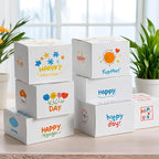 Shipping Boxes 9X6X4 Set of 40, White Corrugated Cardboard Box for Mailing Business Packaging