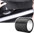 DGSL Car Door Edge Guards Door Sill Protector, 2.7In x 19.7Ft 5D Carbon Fiber Car Wrap Film, Vinyl Automotive Wrap Film Anti-Collision Fits for Most Car (Black)