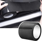 DGSL Car Door Edge Guards Door Sill Protector, 2.7In x 19.7Ft 5D Carbon Fiber Car Wrap Film, Vinyl Automotive Wrap Film Anti-Collision Fits for Most Car (Black)