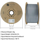 Polymaker PLA Filament, Red 3D Printing PLA Filament 1.75mm 3kg - PolyLite 3D Printer PLA Filament, Dimensional Accuracy +/- 0.03mm, Compatible with Most 3D Printer, Red
