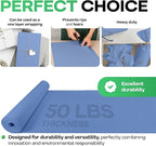 Blue Kraft Paper Roll 18" x 1200" (100 feet) with Cutter - USA-Made Gift Wrapping Paper for Packing, Moving, Shipping & Crafts/Arts - 100% Recyclable Natural Craft Material by IDL Packaging