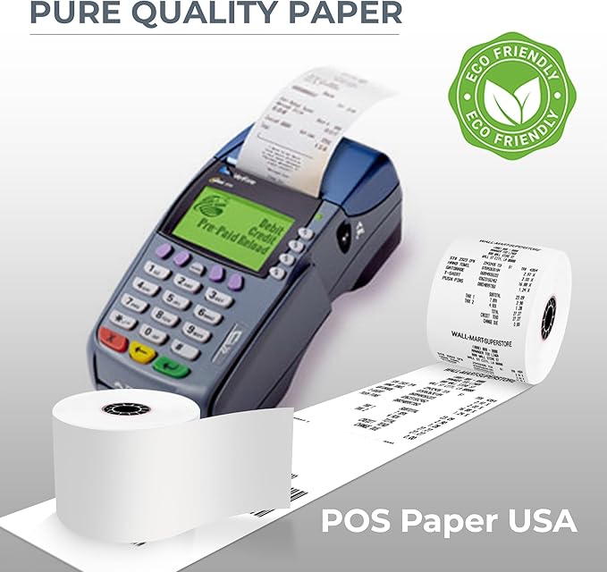 2 1/4" x 200' Thermal Paper (50 Rolls/Case) - BPA Free