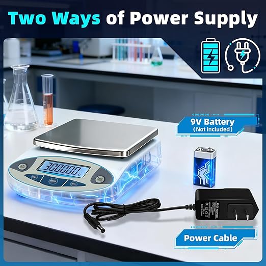 Lab Scale 3000g x 0.01g,13 Unit 0.01g Accuracy High Precision Digital Analytical Balance, Electronic Laboratory Precision Gram Scale Digital Kitchen/Jewelry/Scientific Scale