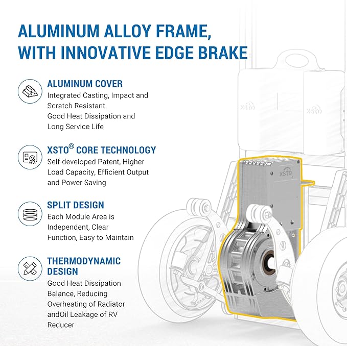 550LBS Electric Stair Climbing Hand Truck Dolly with Auto-Edge Brakes and Ground Support Device (ZW7250GC Bundle)