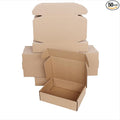 Shipping Boxes Corrugated Cardboard Mailer Boxes Literature Mailer for Packaging Small Business Craft Gifts Giving Products (Brown, 7x5x2)