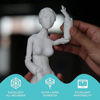 Polymaker PolyLite Grey 3D Printer PETG Filament 1.75mm 1kg, Legacy PETG Formula, +- 0.03mm Dimensional Accuracy, Reliable Everyday Filament, Strong Layer Bonding, Compatible with Most 3D Printers