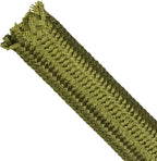 Polyamide Cable Sleeve, 10ft Flexible Expandable Braided Sleeving, Cable Management Sleeve for TV Computer Office Home Entertainment (Green, 3/4")