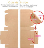 Small Brown Shipping Boxes for Small Business Pack of 25-6x4x3 inches Cardboard Corrugated Mailer Boxes for Shipping Packaging Craft Gifts Giving Products