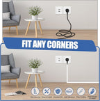 Floor Cable Cover, Low Profile Cable Hider for Wires, Self Adhesive Cord Hider for Wall, Cord Covers Wall Mounted Tv, for Offices, Gym, Exhibitions(White, 3.3 Feet)