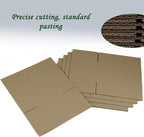 10x6x6 Inches Shipping Boxes Set of 40, Brown Corrugated Cardboard Box Literature Mailer for Packing Small Business