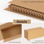 EdenseeLake 40 Pack 9x5x3 inches Shipping Boxes Small Cardboard Boxes for Packing, Moving, Mailing, Brown