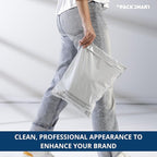 White Plastic Poly Mailers 24"x24" | Shipping Bags for Clothing, Books, and Accessories | Durable Shipping Envelopes, Waterproof, Tear-Proof with Strong Self-sealing Adhesive | 100-Pack