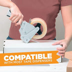 Tape King Clear Packing Tape | 110 Yards Per Roll (36 Rolls) | 1.88 Inch Wide Heavy Duty Packing Tape 2.7mil Strong Adhesive for Moving Boxes, Shipping Cartons, Office Use, Storage (3960 Yards)