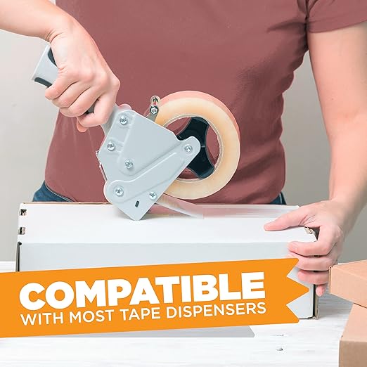 Tape King Clear Packing Tape | 110 Yards Per Roll (6 Rolls) | 1.88 Inch Wide Heavy Duty Packing Tape 2.7mil Strong Adhesive for Moving Boxes, Shipping Cartons, Office Use, Storage (660 Yards)
