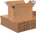 AVIDITI Moving Boxes Medium 16"L x 10"W x 10"H, 25-Pack | Corrugated Cardboard Box for Packing, Shipping and Storage 161010