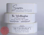 Personalized Return Address Labels - Custom Address Stickers on Rolls (250-500 Labels) (Business)