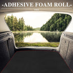Adhesive Foam Padding Roll Closed Cell Sponge Neoprene Insulation Board Foam Sheet Pad with Sticky Back for Anti Vibration, Anti-Slip, DIY Crafts, Gaskets, Cosplay, Costume(12x118x1/2 inch)