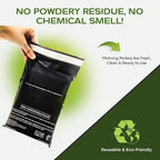 Plant-Based Shipping Mailers 6x9 inch - Package Envelopes, Double Sealing Poly Mailers, Strong Mailing Pouches For Small Business, Clothing Shipments, Easy Instructions - 100 Pack