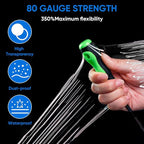 TICONN 4Pk Stretch Wrap Stretch Film Roll, 1000ft Industrial Strength 5 inch Wide Clear Plastic Wrap with Handles for Pallet Wrapping Shipping Moving