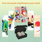 300 Pack 6x4x2'' Small Shipping Boxes, Corrugated Cardboard Mailers for Business, Black (CM642B-300)