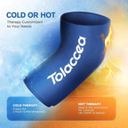 Tolaccea Hot & Cold Therapy Flexible Ice Packs (Blue, X-Large)